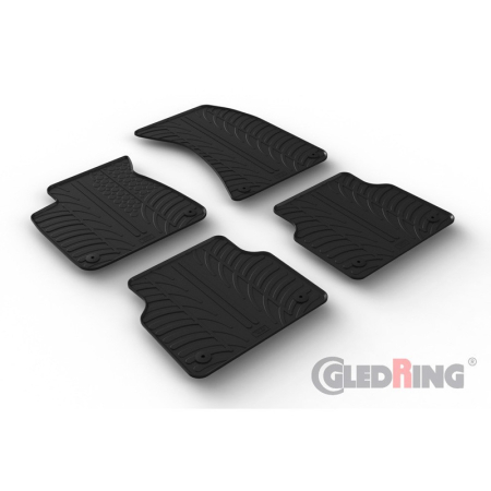 Accesorii Auto - Set covorașe auto cauciuc Gledring Audi A8 D4 (2010-2017)