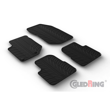 Covorase Auto/ Presuri Auto - Set covorașe auto cauciuc Gledring Citroen C4 III și C4 X (2021-)
