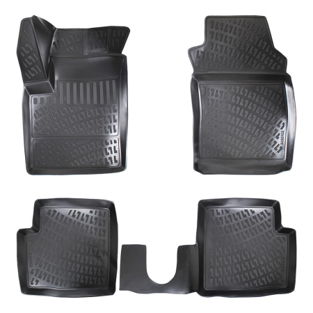 Covorase Auto/ Presuri Auto - Set Covorașe Auto Cauciuc Umbrella Fiat 500 (2007-)