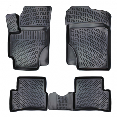 Covorase Auto Dedicate - SET COVORASE AUTO CAUCIUC UMBRELLA PENTRU KIA RIO II 2005-2011