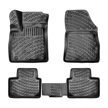 Covorase Auto Dedicate - SET COVORASE AUTO CAUCIUC UMBRELLA PENTRU RENAULT TALISMAN 2015-