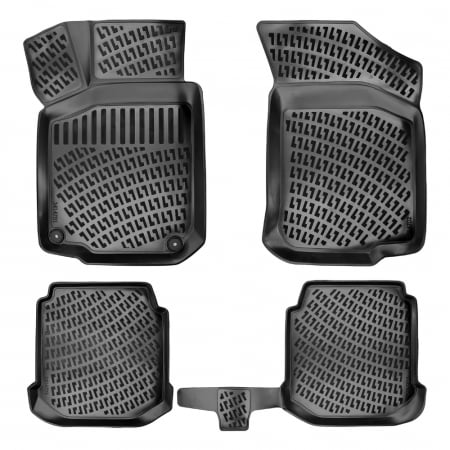 Covorase Auto Dedicate - SET COVORASE AUTO CAUCIUC UMBRELLA PENTRU SKODA OCTAVIA I 1996-2004