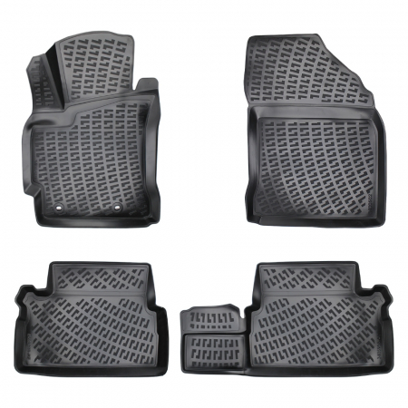 Covorase Auto Dedicate - SET COVORASE AUTO CAUCIUC UMBRELLA PENTRU TOYOTA AURIS II 2012-2018