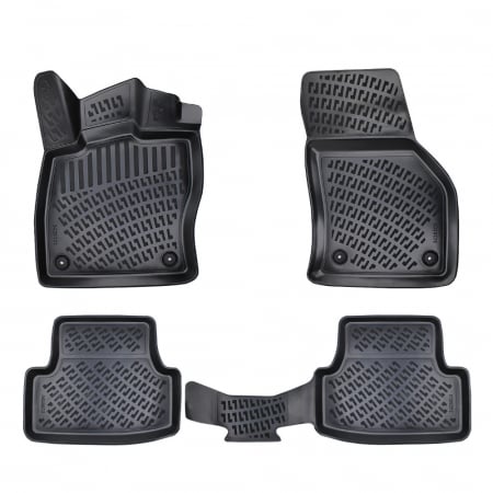 Covorase Auto Dedicate - SET COVORASE AUTO CAUCIUC UMBRELLA PENTRU VW GOLF 8 CUTIE MANUALA 2019-