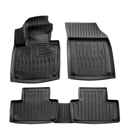 Accesorii Auto - Set covorașe cauciuc Volvo XC90 II (2015-) - covorașe auto dedicate, negre, formă 3D cu bordură înaltă