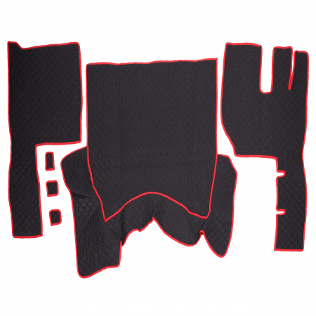 SET COVORASE PIELE ECOLOGICA TRUCK UMBRELLA PENTRU VOLVO FH12 EURO 5 AUTOMAT. NEGRU [1]