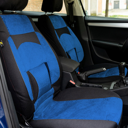 Huse Scaune Auto - SET HUSE SCAUN COMFORT ALBASTRU