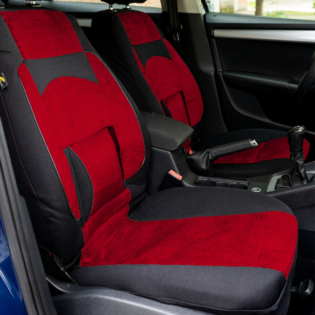 Huse Scaune Auto - SET HUSE SCAUN COMFORT ROSU