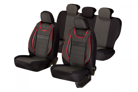 Huse Scaune Auto - SET HUSE SCAUN DYNAMIC NEGRU