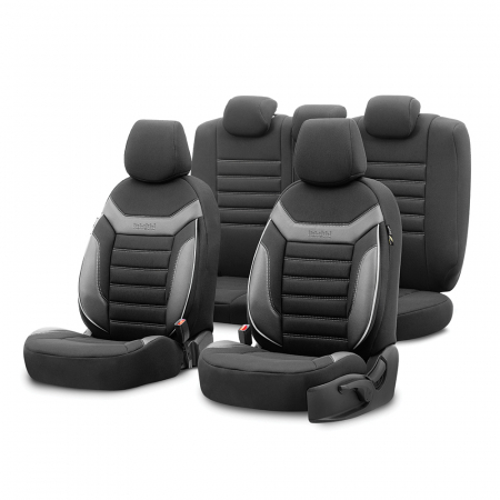 Accesorii Interior Auto - SET HUSE SCAUN INDIVIDUAL GRI