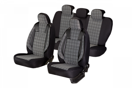 SET HUSE SCAUN LUXURY NEGRU [6]