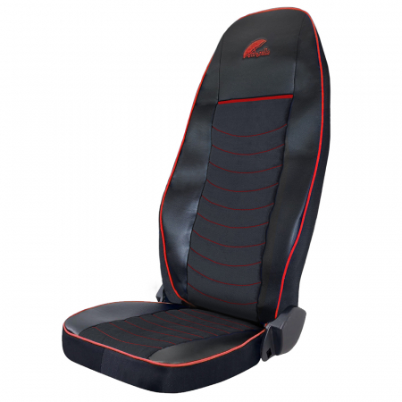 SET HUSE SCAUN TRUCK UMBRELLA PENTRU SCANIA SERIA R 2006-2020 PIELE ECOLOGICA NEAGRA + VELVET NEGRU [1]