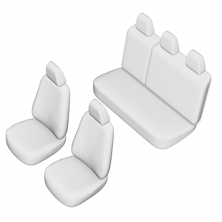 SET HUSE SCAUN UMBRELLA PENTRU DACIA SANDERO STEPWAY 2008-2012 (BANCHETA FRACTIONATA) [1]