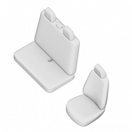 SET HUSE SCAUN UMBRELLA PENTRU FORD TRANSIT (2+1) 2006-2014 [5]