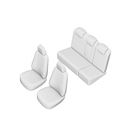 SET HUSE SCAUN UMBRELLA PENTRU HYUNDAI I30 2012-2017 (BANCHETA FRACTIONATA) CU TETIERE SPATE IN FORMA DE L [4]