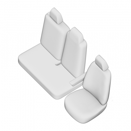 SET HUSE SCAUN UMBRELLA PENTRU RENAULT MASTER (2+1) 2011-2019 TIP 1 [2]
