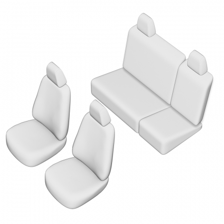 SET HUSE SCAUN UMBRELLA PENTRU SKODA FABIA 2007-2015 (BANCHETA FRACTIONATA) [4]