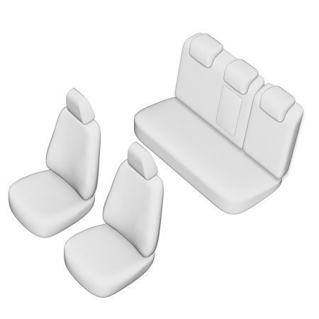 Huse Scaune Auto - SET HUSE SCAUN UMBRELLA PENTRU SKODA RAPID 2012-2018 (BANCHETA FRACTIONATA)