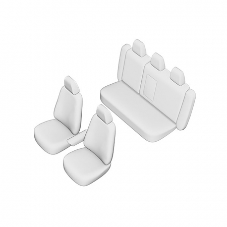 SET HUSE SCAUN UMBRELLA PENTRU TOYOTA COROLLA 2007-2013 (BANCHETA FRACTIONATA) [4]
