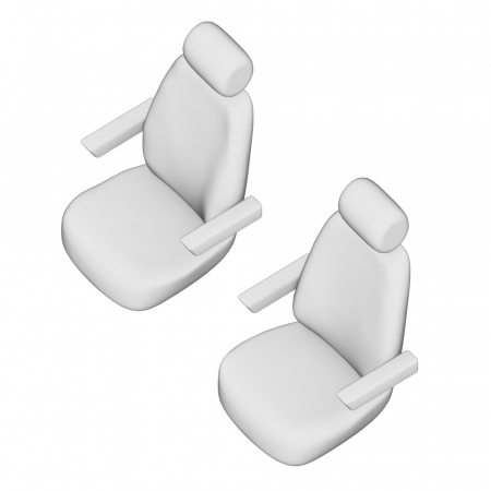 SET HUSE SCAUN UMBRELLA PENTRU VW T5 (1+1) TRANSPORTER VAN 2004-2015 [2]