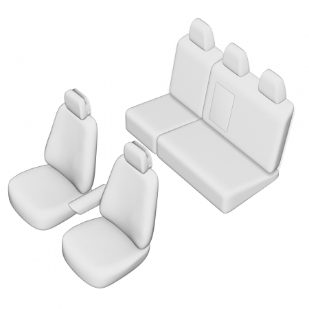 SET HUSE SCAUN UMBRELLA PENTRU VW TIGUAN 2016- (BANCHETA FRACTIONATA) [3]