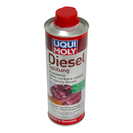 Aditivi Combustibil - Soluție Spălare Sistem Diesel Liqui Moly Diesel Spülung 500 ml - pentru 75 L, Elimină Bătăile la Ralanti