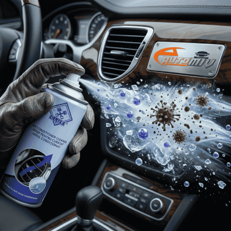 Spuma Curatare Aer Conditionat Auto CLUE, 500ml - Dezinfectant si Eliminare Mirosuri Neplacute