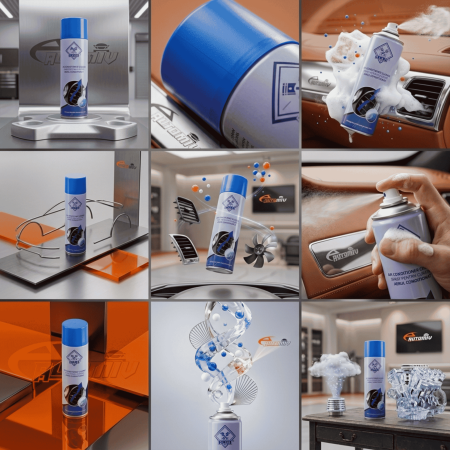 Spuma Curatare Aer Conditionat Auto CLUE, 500ml - Dezinfectant si Eliminare Mirosuri Neplacute [1]