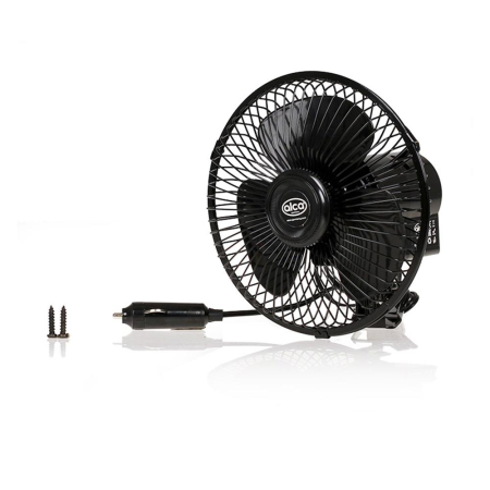 Ventilator auto 24V ALCA Truck pentru cabina de camion, cu grilaj metalic