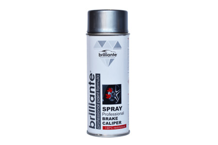 Vopsitorie, Chituri si Adezivi - VOPSEA SPRAY ARGINTIU PENTRU ETRIERE FRANE (RAL 9006) 400ml BRILLIANTE