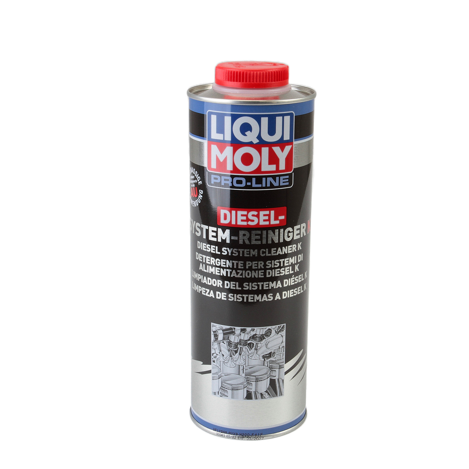 Aditiv Curățare Sistem Diesel Liqui Moly Pro-Line Diesel-System-Reiniger K 1 L - pentru Service și Flote