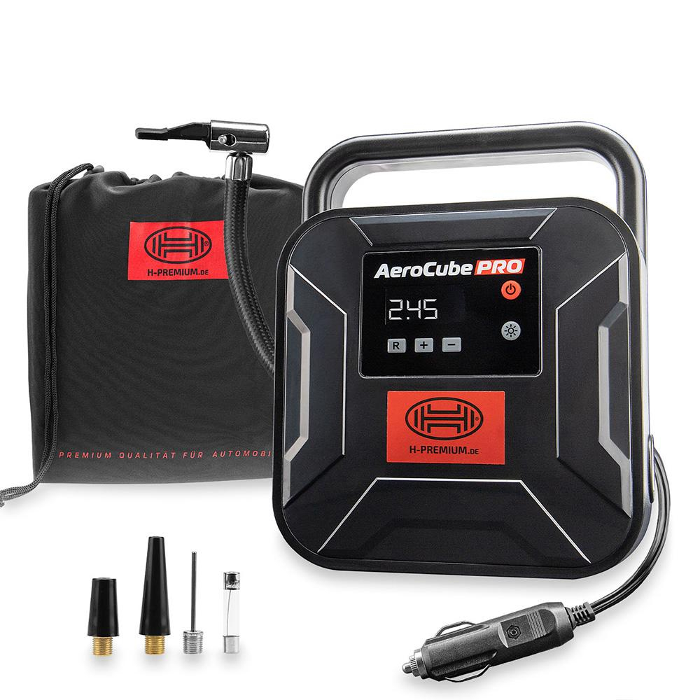 Compresor Auto Digital 12V Heyner AeroCube PRO - 10 bar, 35 l min, cu Oprire Automată și Lanternă LED