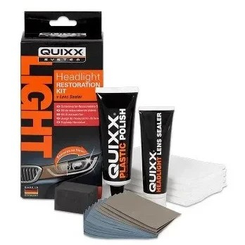 Kit Restaurare Faruri Quixx Headlight Restoration - Șlefuire, Polish și Sigilant cu Protecție UV