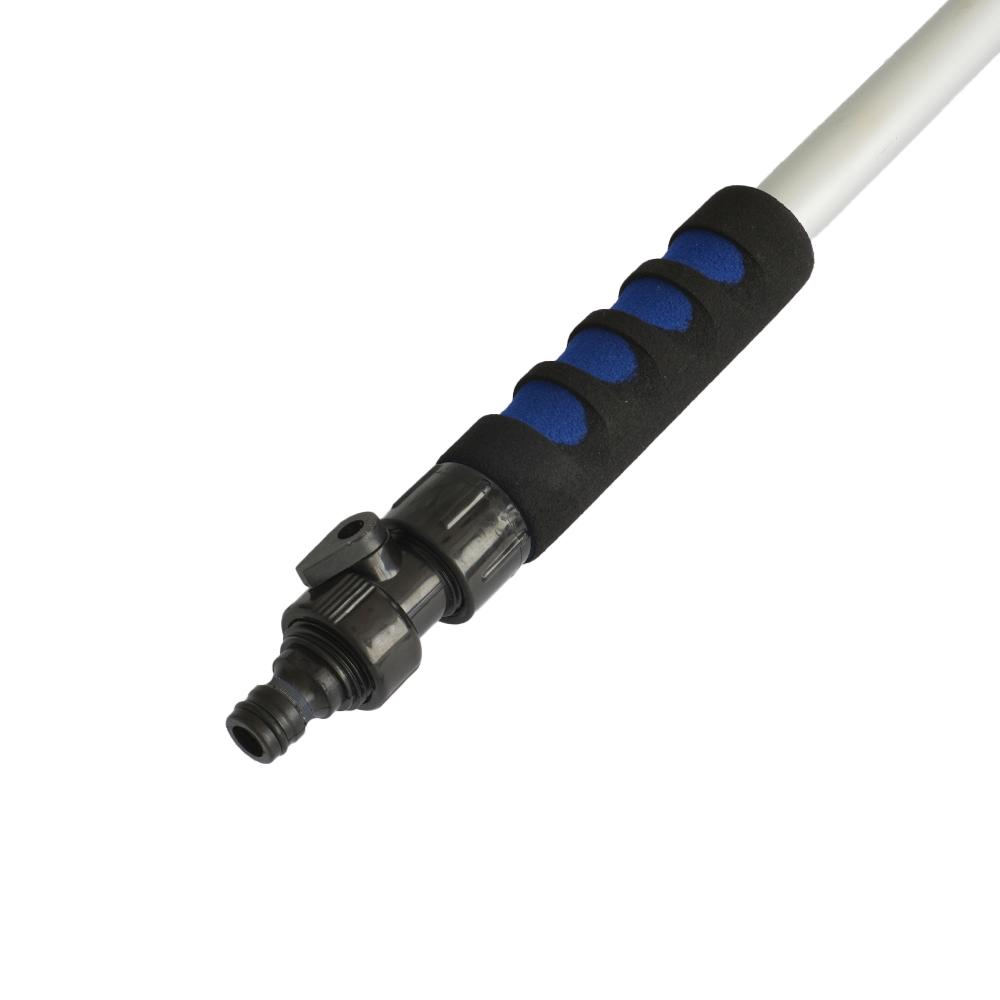 Perie Spălat Auto cu Mâner Telescopic 158 cm - Racord Furtun cu Robinet