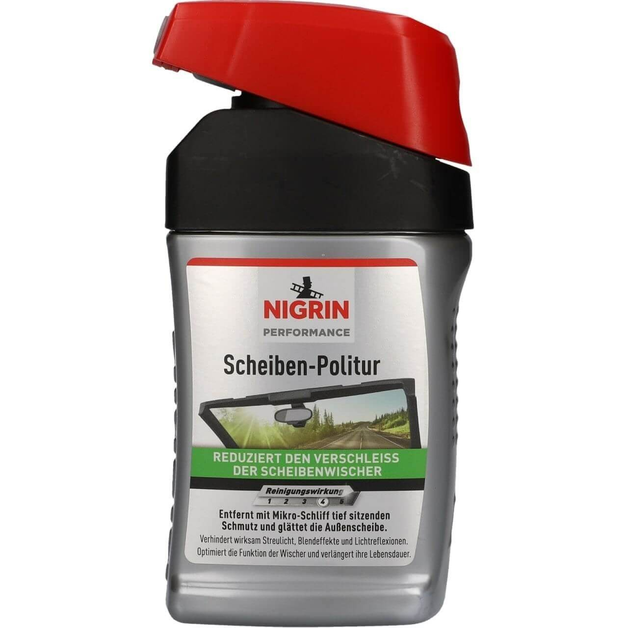 Polish Geamuri Auto Nigrin Performance 300 ml - Curăță Parbrizul și Reduce Efectul de Orbire