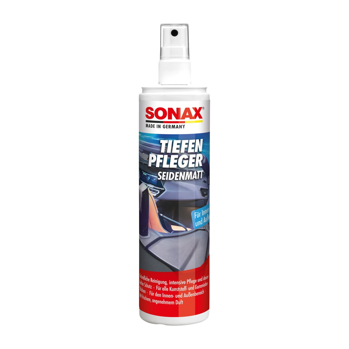 SOLUTIE SPRAY UNIVERSALA PENTRU INTRETINEREA SUPRAFETELOR DIN PLASTIC SI CAUCIUC-300 ML