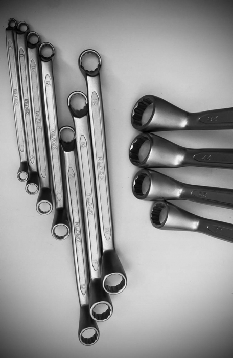 Set de chei inelare cu cot 6-32mm 12buc CR-V [3]