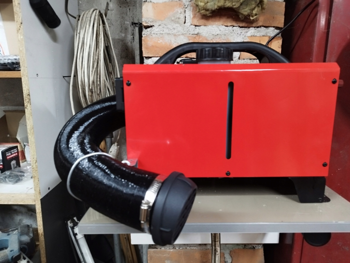 Aeroterma pe Motorina Black 12kW, Tip Webasto, cu Telecomanda [11]