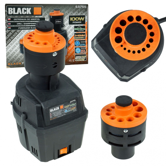 Ascutitor burghie 100W cu doua adaptoare 1600RPM  118 ° [5]