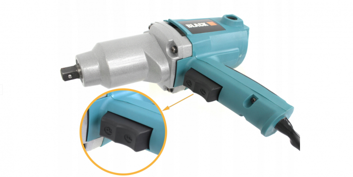 Cheie Electrica de Impact Roti 1/2" 800W - Cuplu 320Nm, Viteza 2200 RPM, Rotatie Stanga/Dreapta [9]
