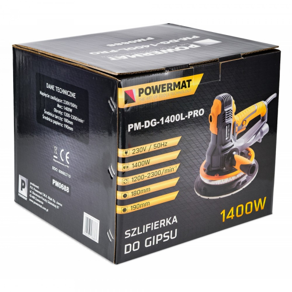 Slefuitor orbital pentru tencuiala 1400W 2300rpm [9]
