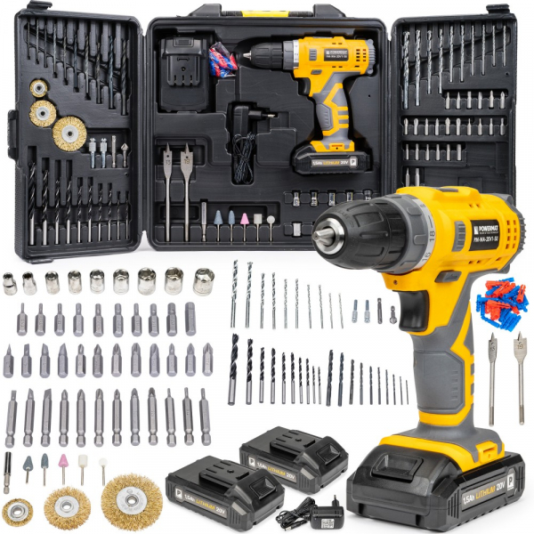 Trusa completa cu surubelnita cu acumulator+ 92 de accesorii PM-WA-20V1-SU [21]