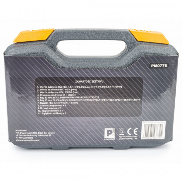 Trusa 72 burghie beton lemn metal PM-ZWB-72SU [7]