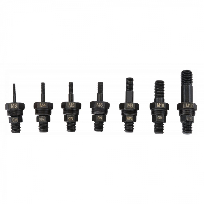 Adaptor 3 in 1 pentru nituri si piulite nituri M3, M4, M5, M6, M8, M10, M12 | 2,4 / 3,2 / 4,0 / 4,8 / 6,0 / 6,4 [mm] [8]