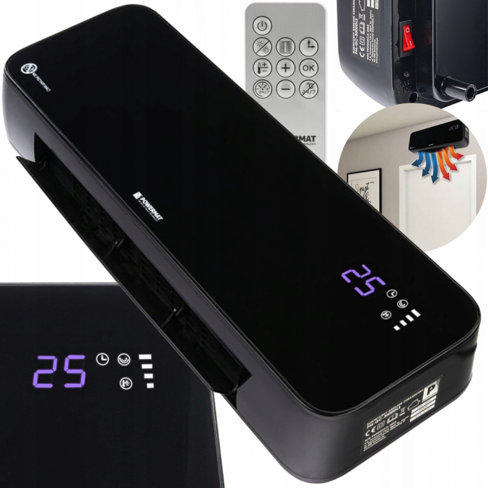Aeroterma incalzitor  ceramic cu perdea de aer 2000W cu telecomanda [3]