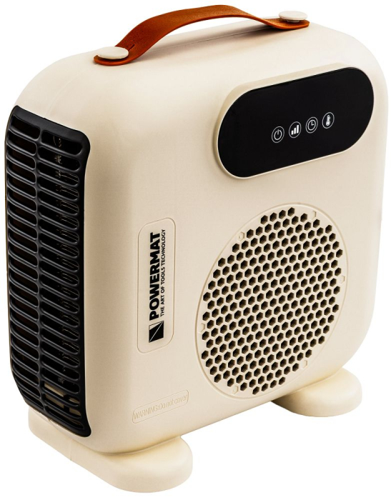 Aeroterma Powermat PM-TWE-2000D-LCD – 2000W, Termostat Reglabil, LCD, Telecomanda, Vertical/Orizontal [3]