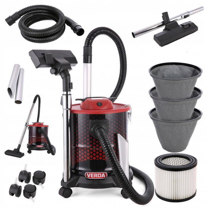 Aspirator cenusa semineu 1650W 20L si 3 filtre de material SN184 [3]