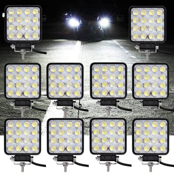 Proiector LED patrat 48W include brat de prindere, [5]