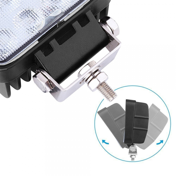 Proiector LED patrat 48W include brat de prindere, [3]