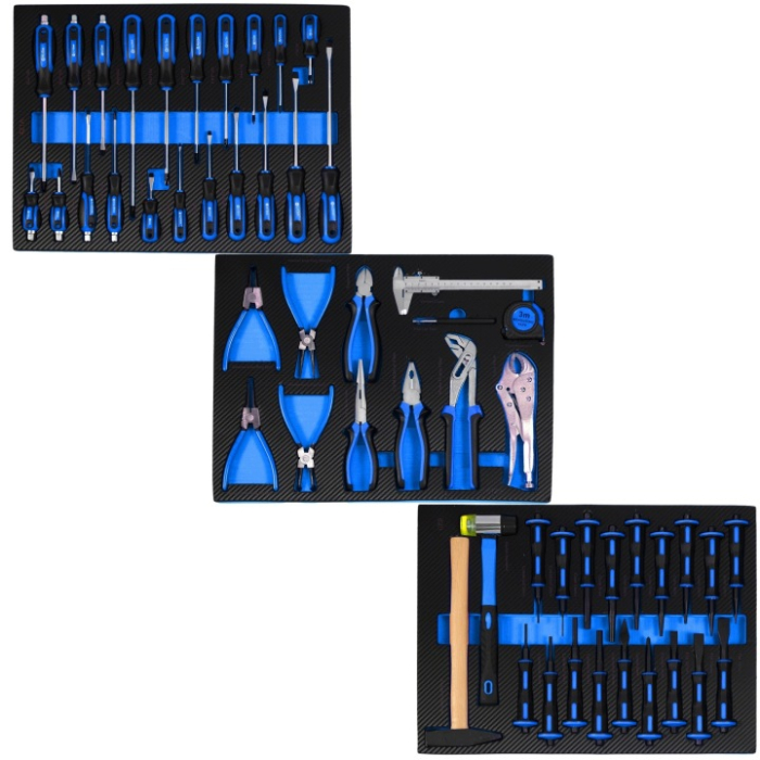 Banc de lucru cu sertare profesional BLACK, 360 piese, 12 sertare, blat lemn si incuietoare centrala    BK10503 [4]